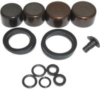 SRAM 11.5018.020.002 Caliper Piston Kit pour 4 boulons 16mm et 14mm, noir/argent (1 kit)