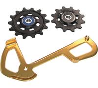 SRAM 11.7518.077.000 XX1 dérailleur à rouleau X-Sync et cage interne or dérailleur Eagle, or