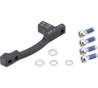 Sram Post Bracket 20p-2 200/220mm Disc Adapter Argenté Black