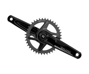 Sram, AM PM Rival 1 AXS D1 Dub Wide 165 40 Unisexe Adulte, Noir/Noir