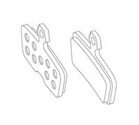 SRAM - Avid Code BT Organique Acier - Plaquettes de frein - Taille unique