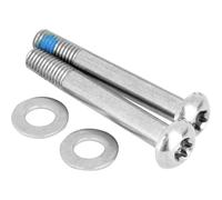 Sram AVID Support Boulons de Fixation INOX T25 37mm (2 Pièces) Appartement Mont Étrier Le Montage du Frein Hardwear Unisex-Adult, Multicolore, Taille Unique