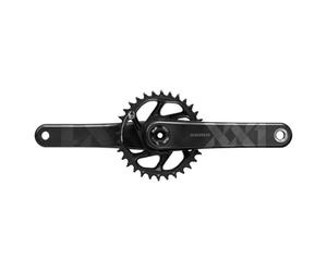 Sram Crank Xx1 Aigle Boost 148 12S W Montage Direct 34T X-Sync 2 Chainring (Dub Coupes/Roulements Non Inclus) Manivelles Unisex-Adult, Noir, 175mm