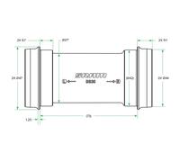 Sram Cuvettes De Boîtier De Pédalier Dub Press Fit Bb386