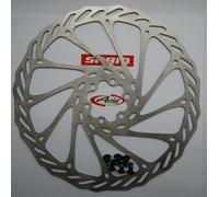 Sram Rotor G3 Cleansweep 203 Mm Brake Disc Argenté 203 mm
