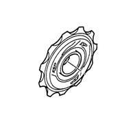 Sram GP618 Roue de dérailleur Unisexe, Noir, Size X7