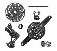 Sram X0 T-type Eagle E-mtb 104bcd Transmission Axs Groupset Argenté 10-52t