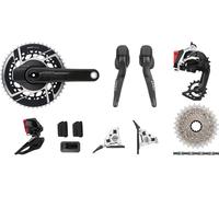 SRAM Groupe Red E1 AXS Capteur de Puissance HRD FM 2x12 vitesses 35-48 noir 170.0 mm 35-48. 10-30
