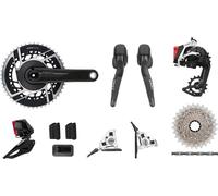 SRAM Groupe Red E1 AXS HRD FM 2x12 vitesses 33-46 noir 172.5 mm 33-46. 10-30