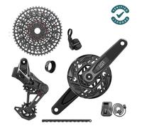 Sram X0 T-type Eagle E-mtb 104bcd Transmission Axs Groupset Argenté 10-52t