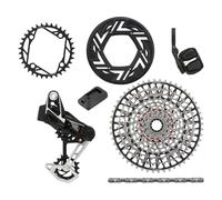 Sram Xx T-type Eagle E-mtb 104bcd Transmission Axs Groupset Argenté 10-52t Black