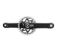 SRAM Pédalier XXSL Eagle Q174 DUB – 165 mm / 34t – Argenté/Noir