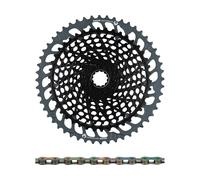 SRAM Kit d'Usure Cassette X01 Eagle XG-1295 + Chaîne Eagle 12vit. noir 10-52