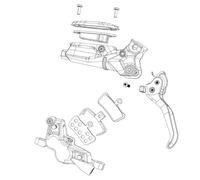 Sram Kit Levier de Frein à Disque argenté Taille Unique