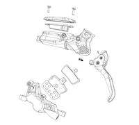 Sram Levier Clamp Frein à Disque Adulte Unisexe, Noir, Taille Unique