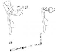 Sram Levier de frein asy force d2 etap haches l Noir Taille Unique