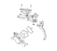 SRAM Levier de frein Maven Silver B1 noir