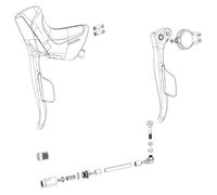 Sram Leviers de Frein Unisexes pour Adulte - 2039100302 - Noir - Taille Unique