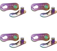 SRAM Maillon de fermeture de chaîne Road PowerLock Flattop 12 vitesses, Rainbow, D1 (pack de 4)
