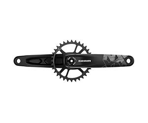 Sram Mixte Crank Nx Aigle Boost 148 Dub 12s W Direct Mount 32t X-sync 2 Chainring Steel (Dub Coupes / Roulement Manivelles, Noir, 175mm EU