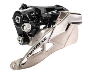 Sram MTB X0 Dérailleur Avant, 3 x 10 Vitesses, 38,2 mm, Serrage Bas