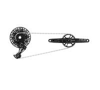 Sram Nx Aigle Dub Groupe Transmission (Derailleur, Trigger Shifter W Clamp, Pédalier Dub 12S Boost W DM 32T X-Sync Plateau, Chaîne 12S Boost, Cassette Xg-1230 11-50T, Jauge Chaingap): 175mm Noir
