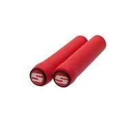 Sram paire de grips mousse lock-on blanc noir
