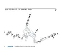 SRAM Plaquettes de frein Road Direct Mount pour jantes carbone noir