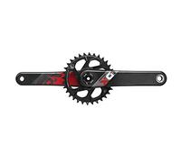 Sram Pédalier X01 Eagle pour Adulte - Noir/Rouge - 170 mm - 30T - 4"