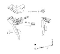 SRAM Pièces Détachées Levier de Frein/Vitesses Red / Force eTap AXS HRD schwarz. links. Red AXS