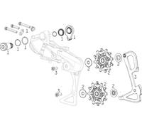 SRAM Pièces Détachées pour Dérailleur Arrière GX DH 7 vitesses (2019) X01 / GX DH 7-fach