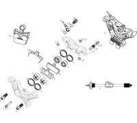 SRAM Pièces Détachées pour Étrier de Frein G2 RSC (A1) (2020) diffusion black