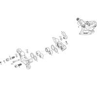 SRAM Pièces Détachées pour Étrier de Frein Guide R/RS (A1) (2015-2016) schwarz