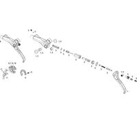 SRAM Pièces Détachées pour Levier de Frein en Carbone X0 (2013-2016) schwarz. Titan
