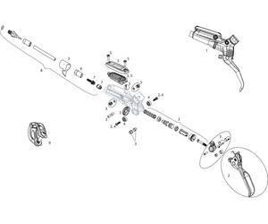 SRAM Pièces Détachées pour Levier de Frein Guide RSC (A1) (2015-2016) universal