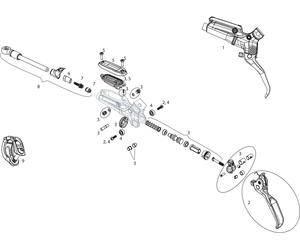SRAM Pièces Détachées pour Levier de Frein Guide Ultimate (A1) (2015-2019) universal