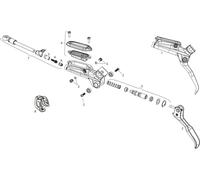 SRAM Pièces Détachées pour Levier de Frein Level Ultimate universal. 5er-Set mit Winkelschlüssel