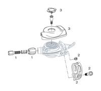 SRAM Pièces Détachées pour Levier de Vitesses X0 3x9 (2006-2012) silber