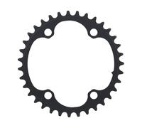 Sram Rival 2x12s 107 Bcd Chainring Gris 35t Black