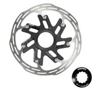 SRAM Two Pieces 160mm Center Lock Disco Freno Paceline X Lot de 2 verrous centraux 160 mm Arrotondato Con Ghiera pour Hommes, Noir, Taille Unique