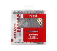 SRAM Power Chain II PC 951 Chaîne 9 vitesses 114 maillons Gris