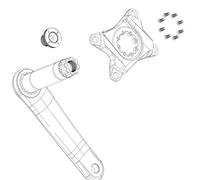 Sram Protection de Plateau 2286480032 Adulte Unisexe, Gris, 36 Zähne