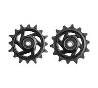Sram X0 T-type Eagle Axs Jockey Wheel Set Argenté Black