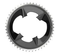 SRAM Rival Axs Chain Ring Road 107Bbd 2X12 Black With Cover Plate Black 48T