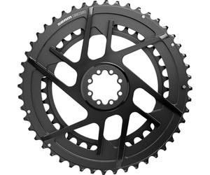 SRAM Rival Lot de 2 Plateaux de pédalier 46/33t, 2 x 12 Vitesses, 8 boulons, Montage Direct, Noir, E1