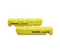 X2 cartouches de patins de freins sram pour jante carbone jaune