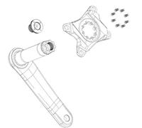 Sram Schrauben-2287005519 vis Adulte Unisexe, Noir, Taille Unique