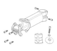 Sram Spacers Kit For Stem Service Course Sl Argenté Black