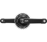 SRAM Set Pédalier XX Eagle T-Type AXS DUB 1x12 Capteur de Puissance Carbon noir