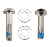 SRAM Support de fixation Boulons inoxydable T25 22mm 2 pièces plat Mont Étrier: 22mm